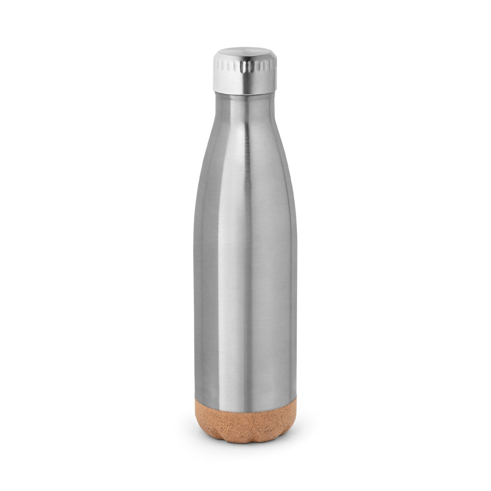 Bouteille promotionnelle inox 560 ml SOLBERG Argenté satiné